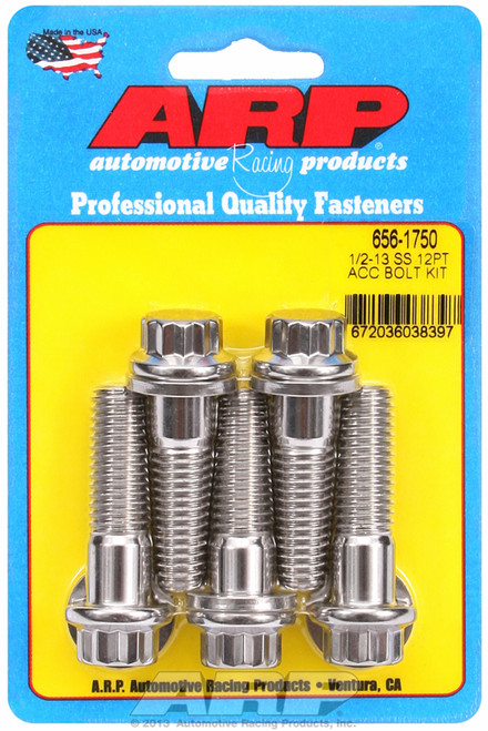 ARP Fastner 1 2-13 x 1.750 12pt SS bolts 656-1750