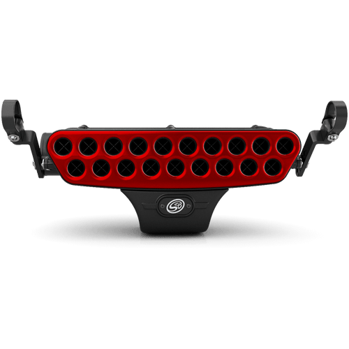 Stainless Steel Faceplate (Red) - V1 Particle Separator Only