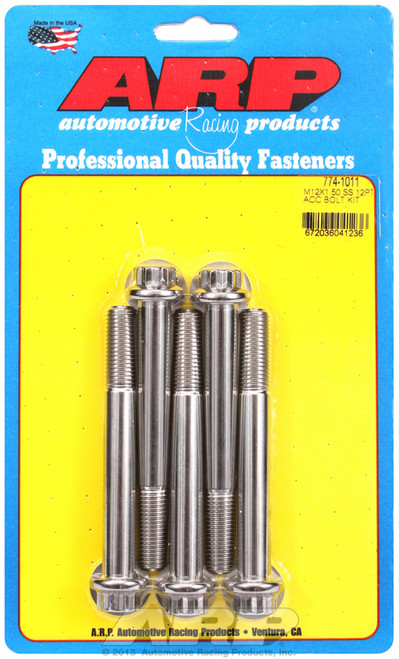 ARP Fastner M12 x 1.50 x 100 12pt SS bolts 774-1011