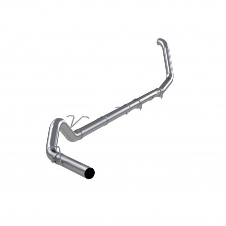 MBRP 1999 2003 Ford F-250 350 7.3L T409 Stainless Steel 4 Turbo Back Single Exit - No Muffler S6200SLM