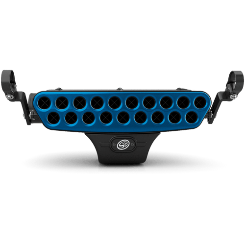 Stainless Steel Faceplate (Blue) - V1 Particle Separator Only