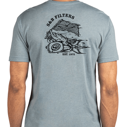 S&B Eagle Shirt - Stonewash Denim