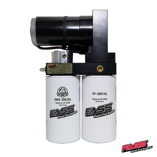FASS 24V Industrial Series Diesel Fuel System - Class 8 Semi, 100GPH, Universal