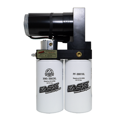 FASS 24V Industrial Series Diesel Fuel System - Class 8 Semi, 180F/140GPH, Universal