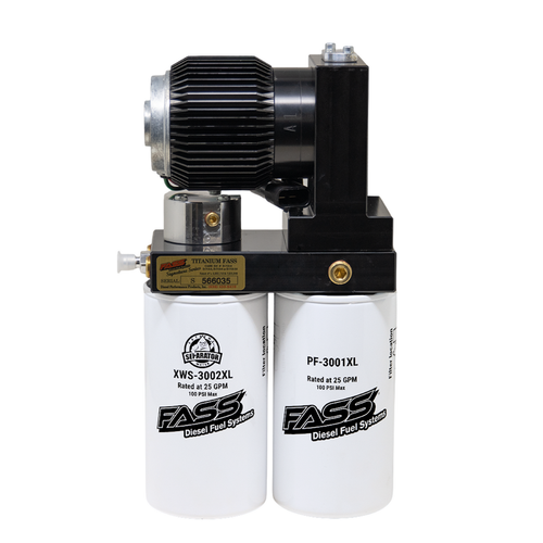 FASS Industrial Series PLUS Diesel Fuel System - Class 8 Semi, 165GPH, Universal