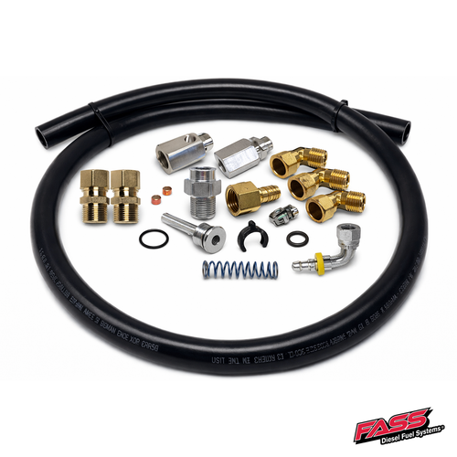 FASS Paccar Fuel Line Adapter Kit - For Trucks Without Frame Mounted Water Separator