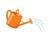 Watering can, orange.