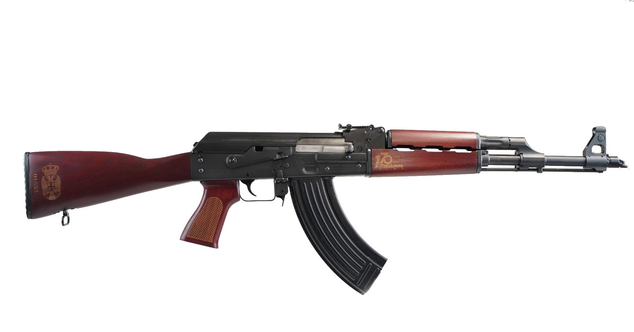 Zastava ZPAPM70 AK-47 Rifle - Serbian Red Furniture 170th 