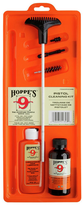 Hoppe's Pistol Cleaning Kit - .38, .357, 9mm