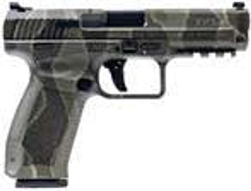 CANIK Creations TP9 Elite Sub Compact Pistol - Reptile Green | 9mm | 4.46" Barrel | 18rd Mag