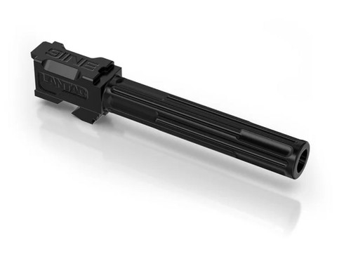 LANTAC 9INE Glock G17 Fluted Barrel 416R - Black DLC