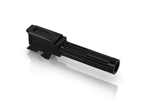LANTAC 9INE Glock G43 Fluted Barrel 416R - Black DLC