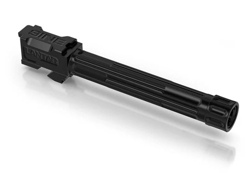 LANTAC 9INE Glock G17 Fluted Barrel 416R - Threaded | Black DLC