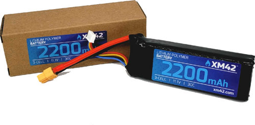 XM42 2200mAh 11.1V 30C 3 cell Battery