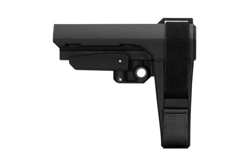 SB Tactical SBA3 Pistol Stabilizing Brace - Black | Mil-Spec Carbine Buffer Compatible
