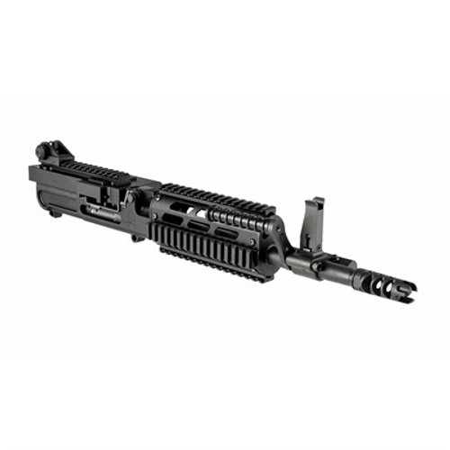 FightLite MCR DUAL-FEED AR-15 Upper Assembly - Black | 5.56 NATO | 12.5 Quick-Change Barrel | Accepts AR-15 Magazines & M27 Linked Ammo | 1913 Picatinny Rail-Interface System