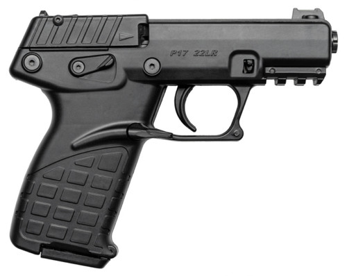 Kel-Tec P17 Pistol - Black | .22 LR | 3.8"  Threaded Barrel | 10rd | Fiber Optic Front Sight