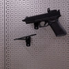 3" Firearm Right Wire Hook (2-Pack)