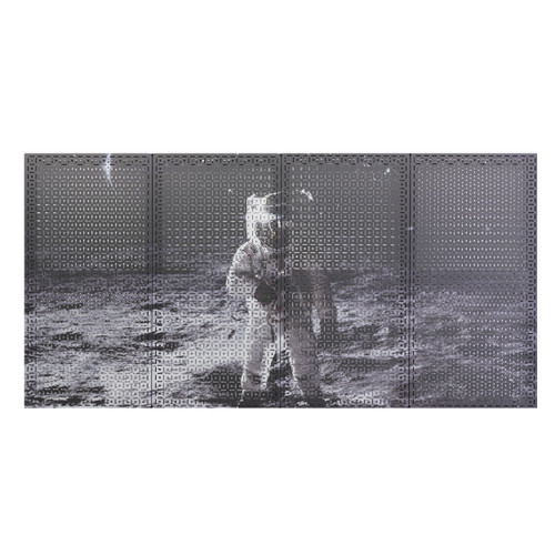 OmniWall 4 Panel Pack Space Man Print