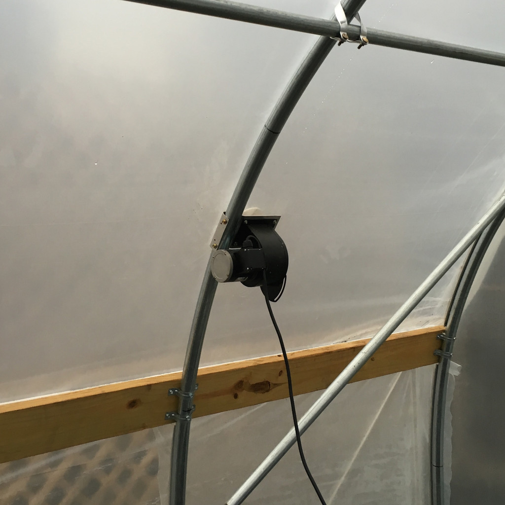 Greenhouse Inflation Blower Fans With Mount Brackets and Cords