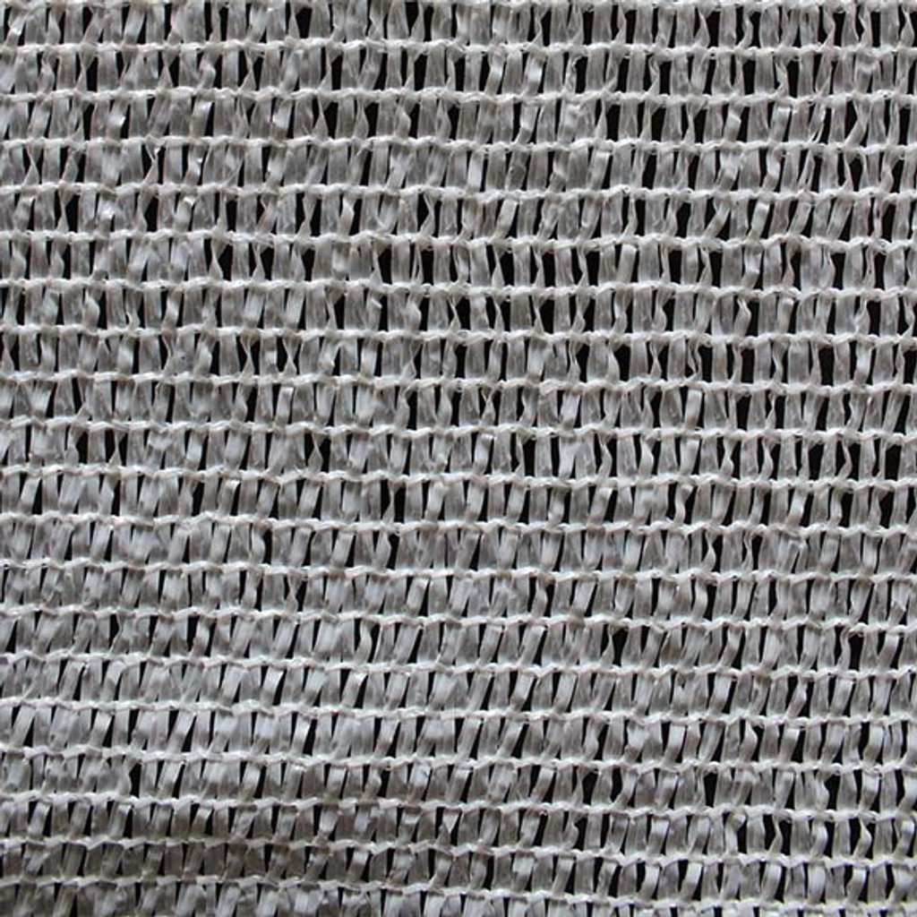 Shade Cloth - White Knitted - 50%