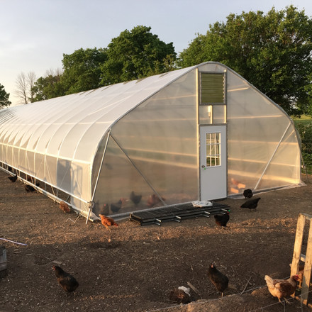 Adam's Greenhouse and Produce in Covington, Ohio adds a 24 ft. x 96 ft. High Tunnel to Meet Local Demand