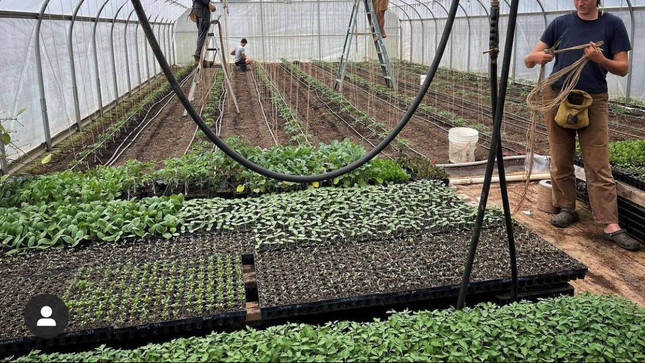 Use your High Tunnel Hoop House for In-ground Planting AND Propagation Seed Starting