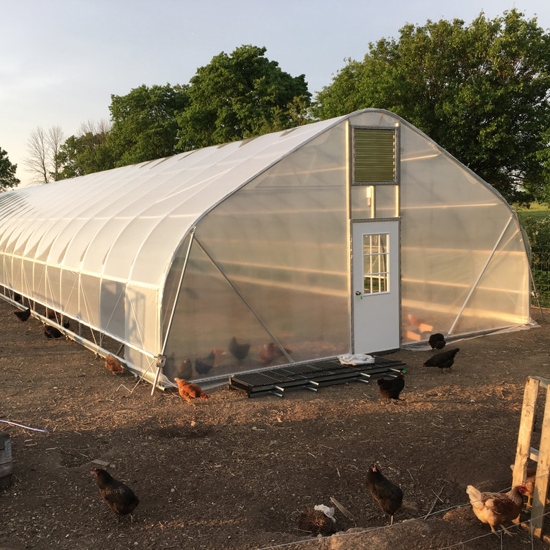 Adam's Greenhouse and Produce in Covington, Ohio adds a 24 ft. x 96 ft. High Tunnel to Meet Local Demand