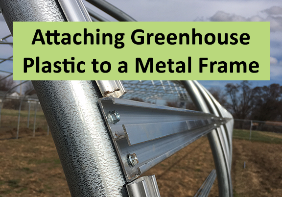 4 Ways to Attach Greenhouse Plastic to a Metal Frame - Do it Right the  First time - Tunnel Vision Hoops LLC