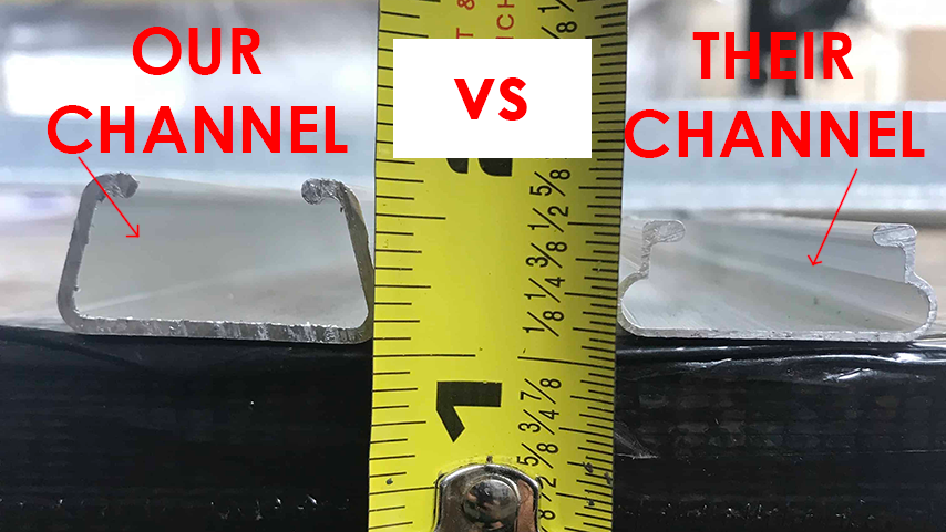 Tunnel Vision Hoops Spring Wire Channel vs Their Spring Wire Channel   Testing and Comparing Plastic Attachment Channels - Tunnel Vision Hoops LLC