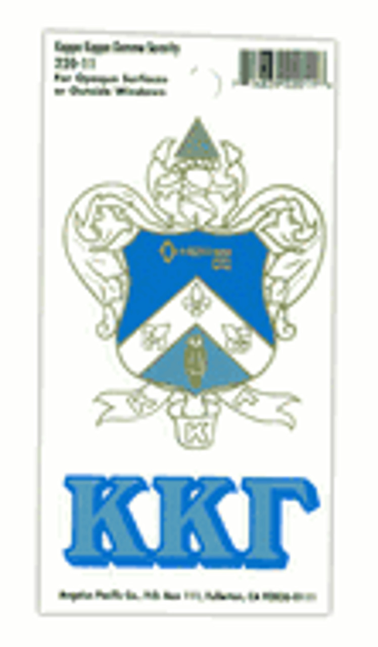 Sorority Greek Crest - Shield Stickers