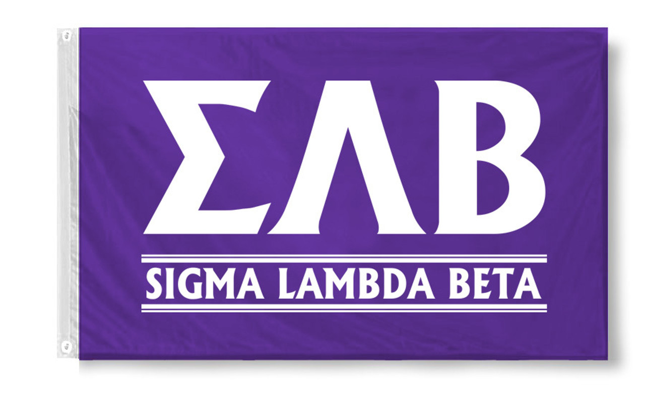 Sigma Lambda Beta Signs & Flags