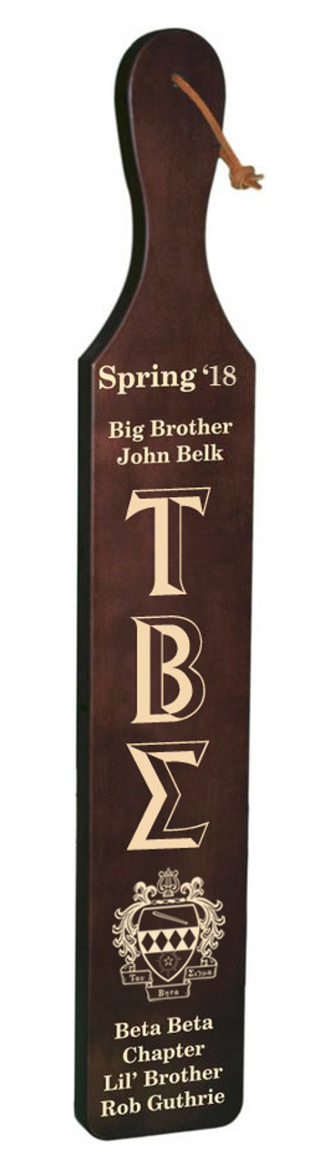 Tau Beta Sigma Paddles