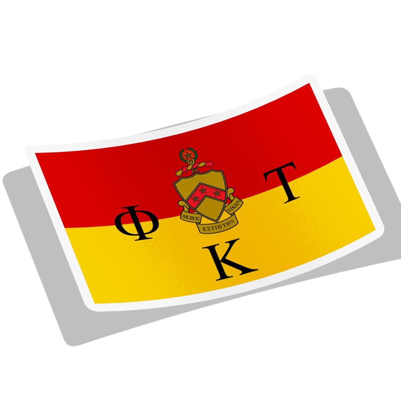 Specifiek Stemmen Brein Phi Kappa Tau Flag Decal Sticker - Greek Gear