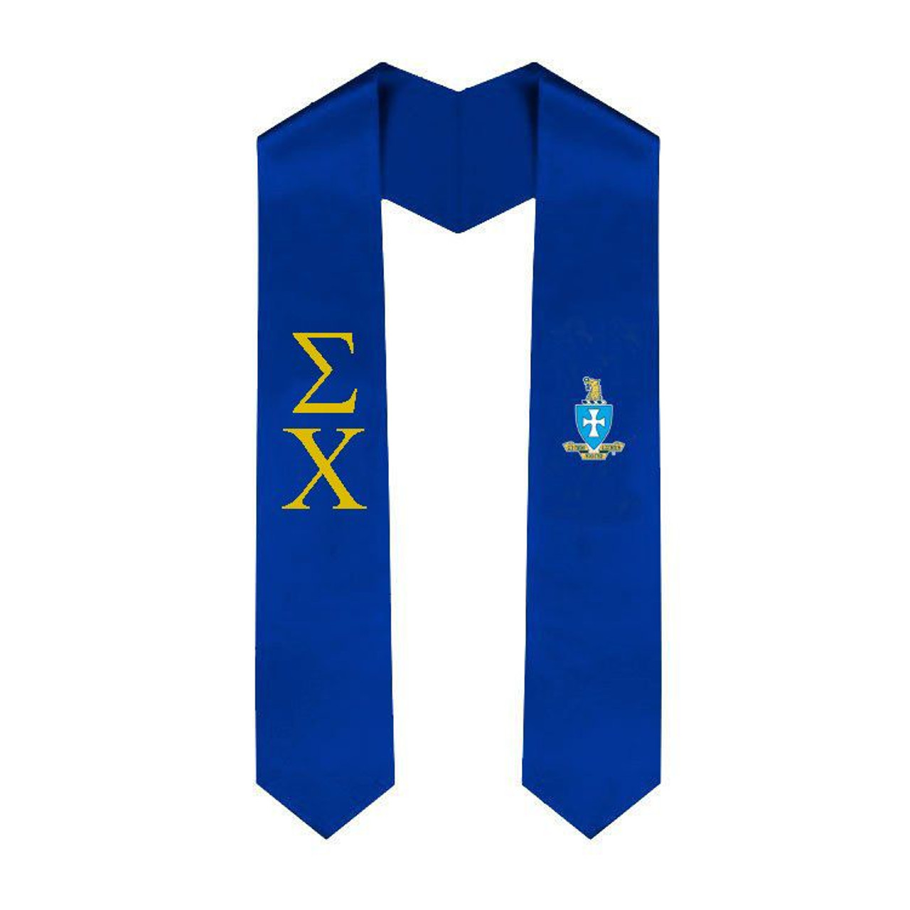 Sigma Chi Satin Custom Stole - Choose Stole u0026 Print Colors