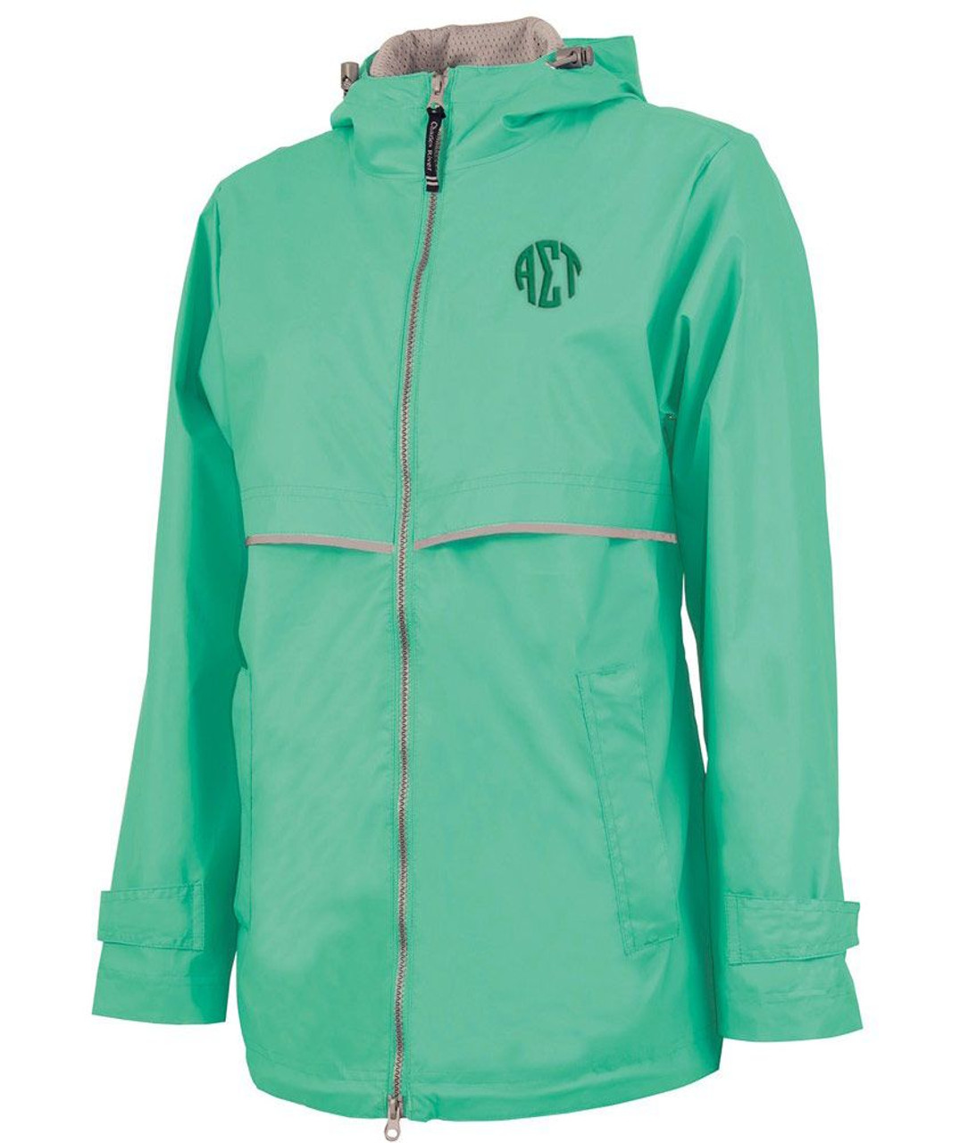 Monogrammed Rain Jacket