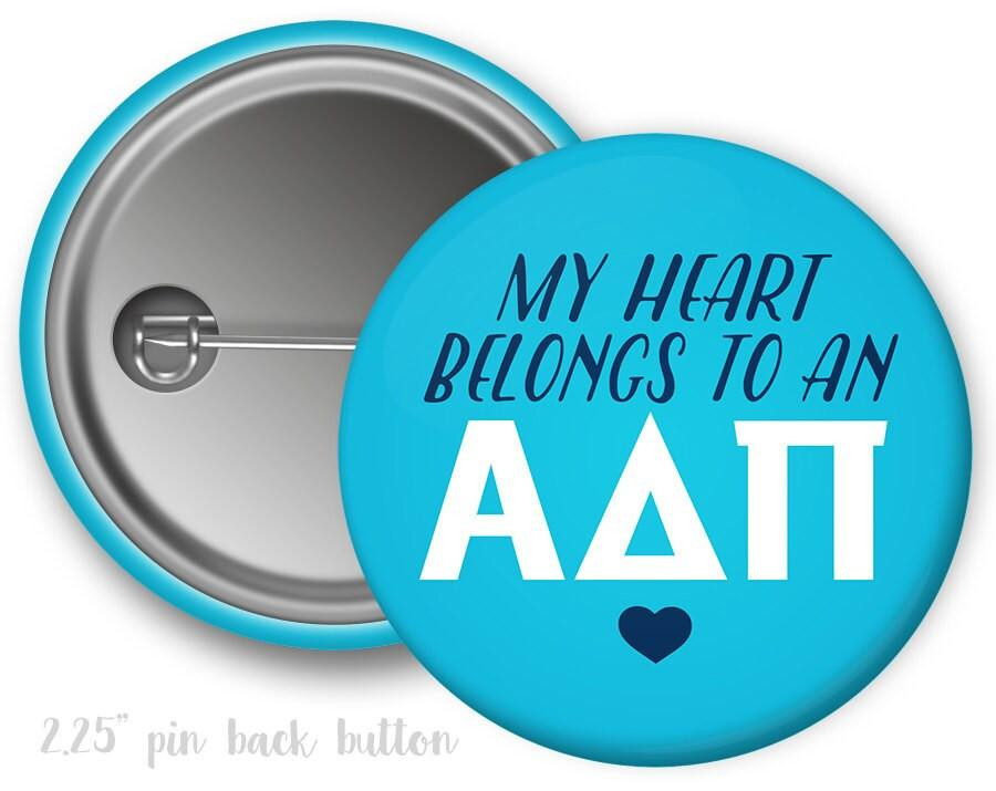 ADPi Alpha Delta Pi Boyfriend Button - Greek Gear