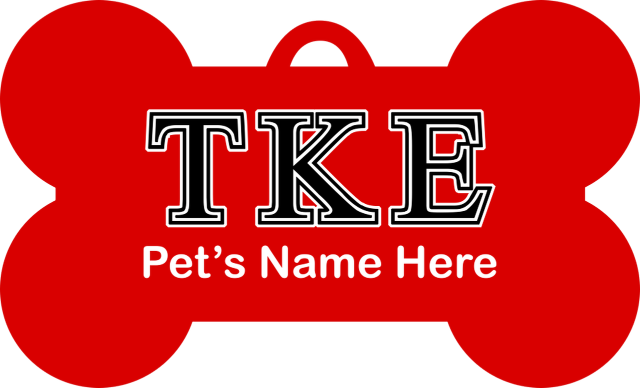 Tau Kappa Epsilon Pet Tag Greek Gear