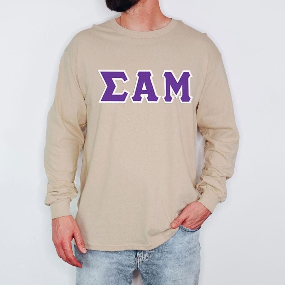 Sigma Alpha Mu - 2 Day Ship Twill Long Sleeve Tee - Greek Gear
