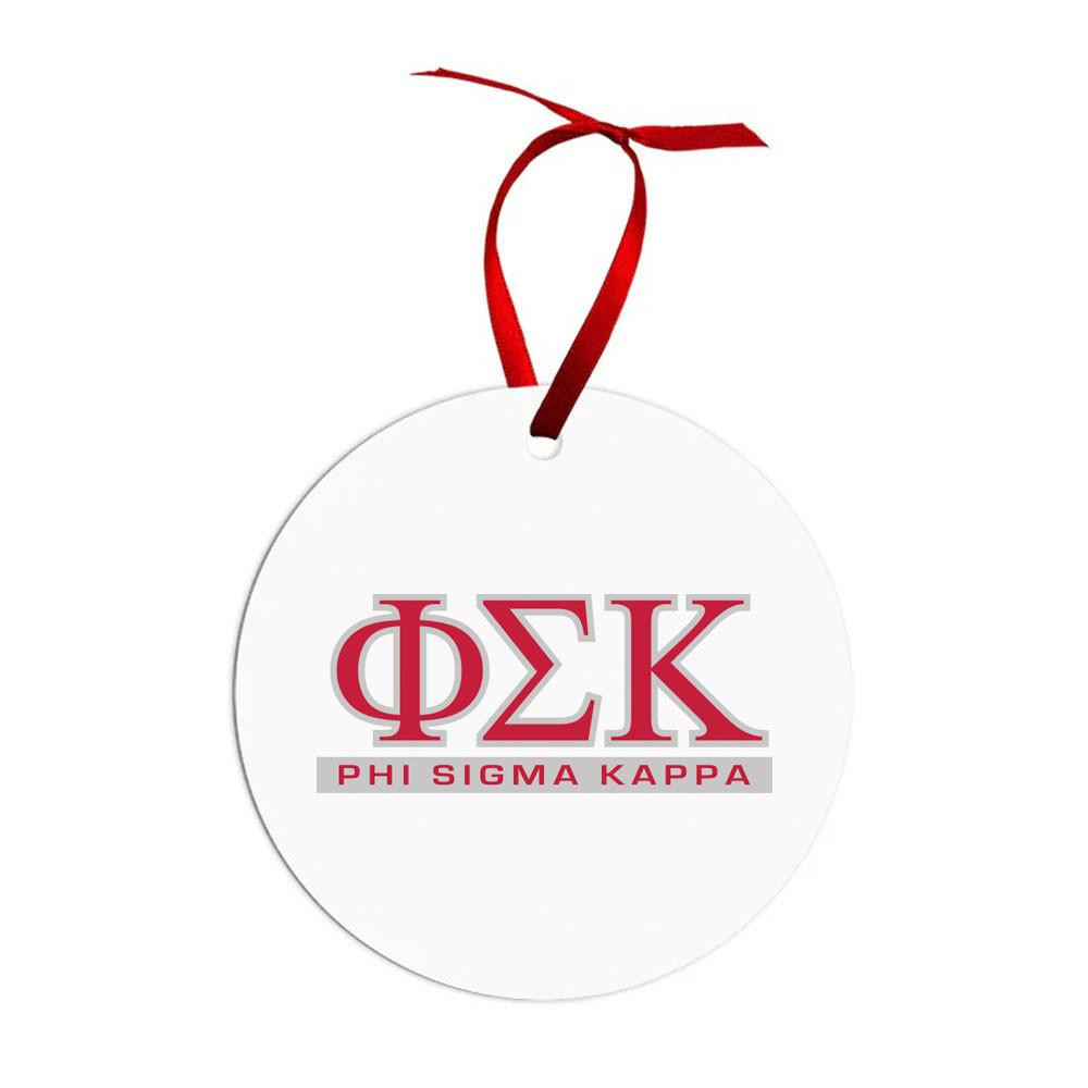 Phi Sigma Kappa Classic Circle Ornaments - Greek Gear