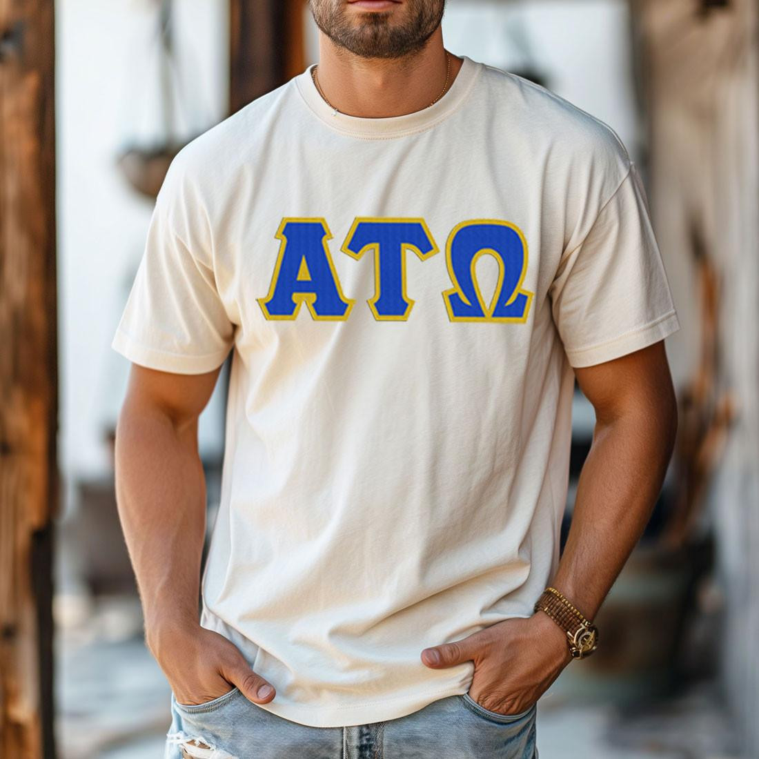 Alpha Tau Omega - 2 Day Ship Twill Tees - Greek Gear