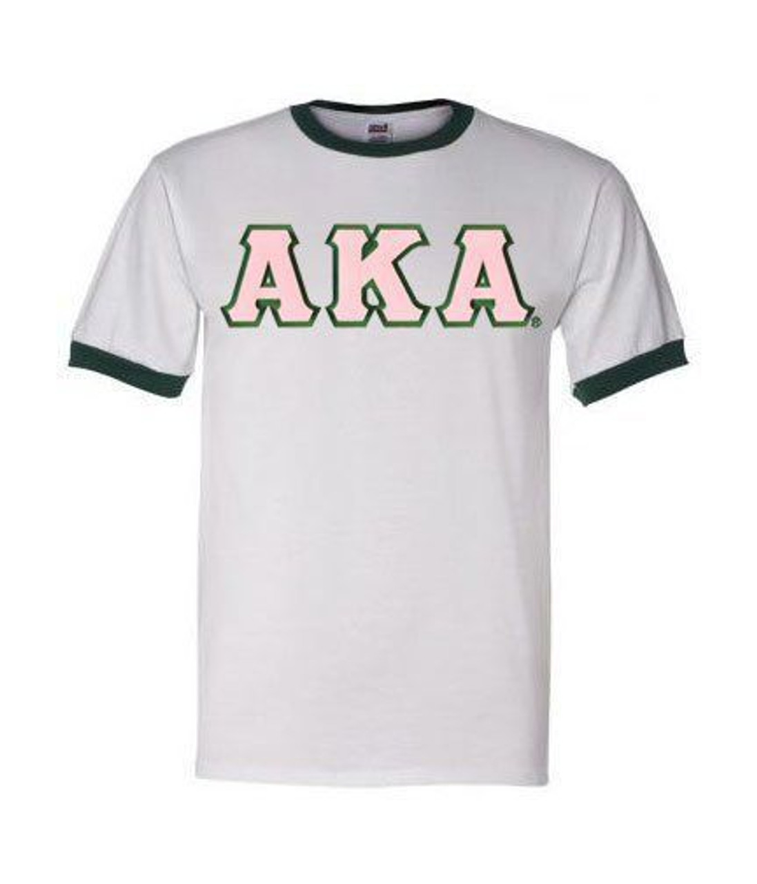 Alpha Kappa Alpha Lettered Ringer Shirt – GreekGear.com