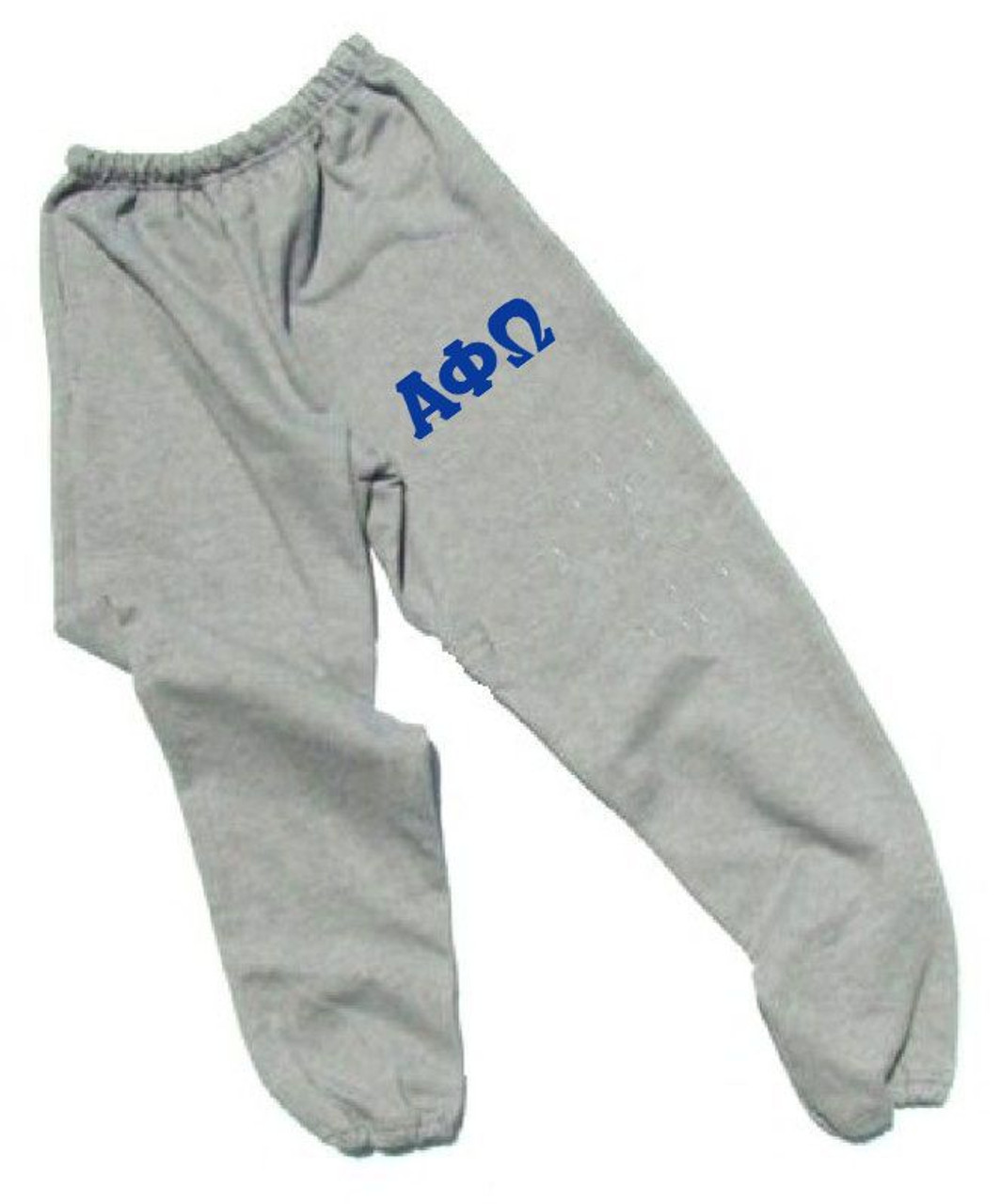 Alpha Phi Omega Lettered Thigh Sweatpants - Greek Gear