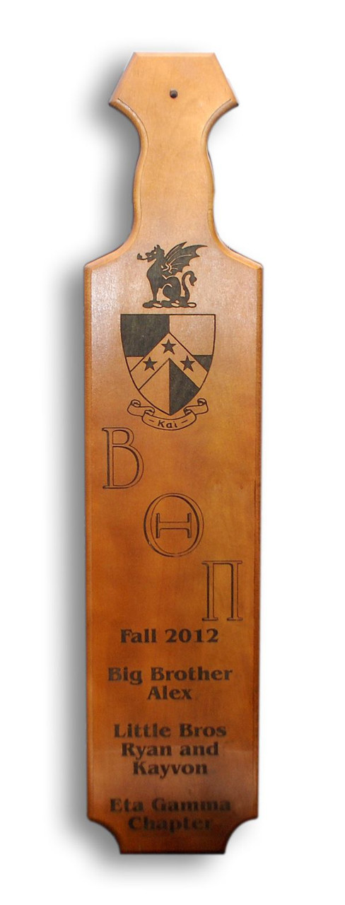 Standard Customizable Sorority/Fraternity Paddle