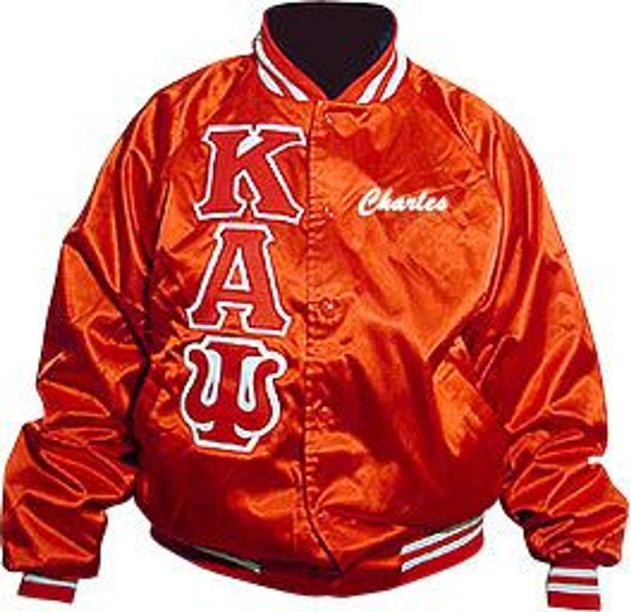 Greek Lettered Satin Jacket - Greek Satin Jackets