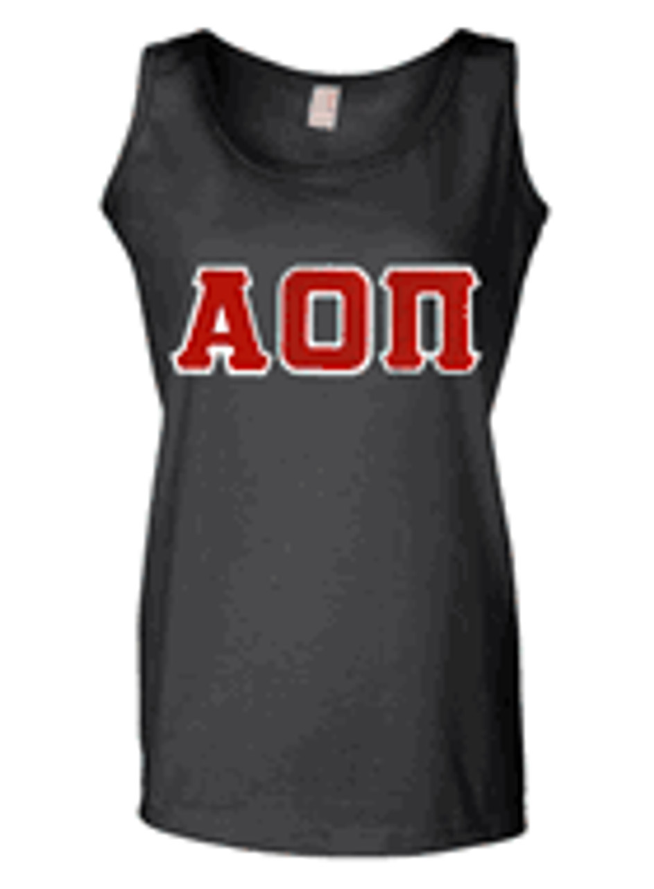 Sorority Lettered Twill Shirts