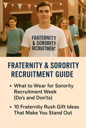 Fraternity & Sorority Recruitment Guide: What to Wear and What to Give
