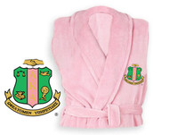 Embrace Elegance and Sisterhood with the Alpha Kappa Alpha Bathrobe