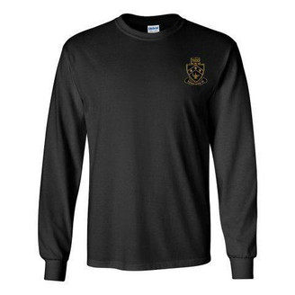  DISCOUNT-Kappa Delta Phi Fraternity Crest - Shield Longsleeve Tee 