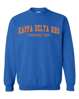 Kappa Delta Rho Fraternity Founders Crew Sweatshirt